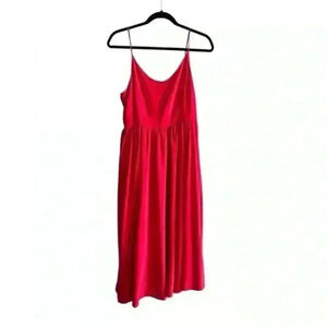 Molly Braken Women’s Spaghetti Strap Lined Mid Red Dress Small Valentine 0065